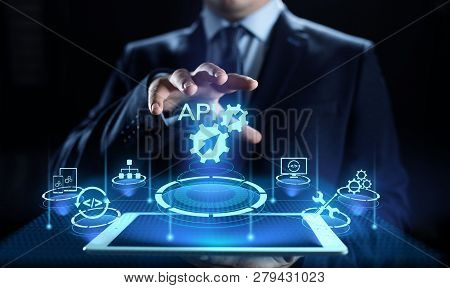 Api Application Programming Interface Development Technology Concept.