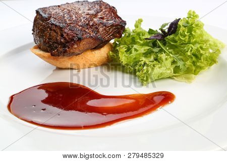 Chef Cook Cooked Meals At An Expensive Restaurant