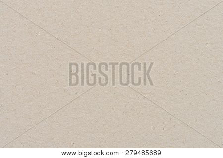Close Up Recycle Cardboard Or Brown Board Paper Texture Background. Brown Paper Sheet Texture Patter