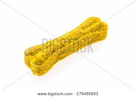 Colorful Dog Bones Food Isolated On White Background