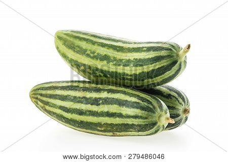Image Of Cucumber Isolated On White Background