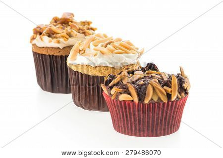 Image Of Cupcakes Isolated On White Background