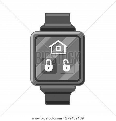 Vector Illustration Of Laptop And Device Logo. Set Of Laptop And Server Stock Symbol For Web.