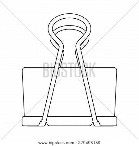 Isolated Object Of Office And Supply Logo. Set Of Office And School Vector Icon For Stock.