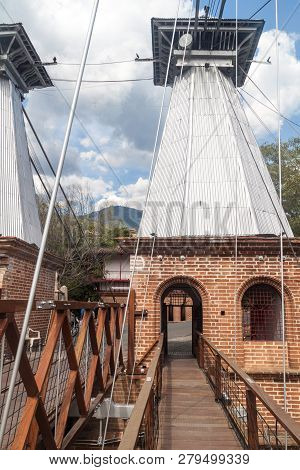 Puente De Occidente Western Bridge In Santa Fe De Antioquia, Colombia