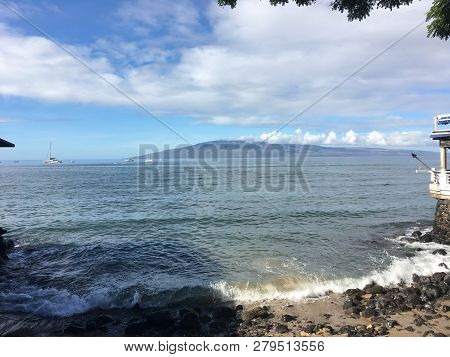 Lahaina View Of An Island In Maui