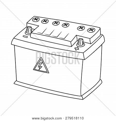Vector Illustration Of Electricity And Electric Sign. Collection Of Electricity And Energy Stock Vec