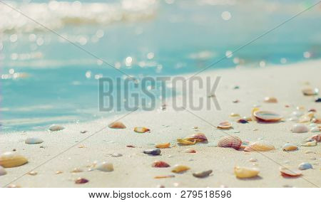 The Mediterranean Sea Tunisia Mahdia. Selective Focus.