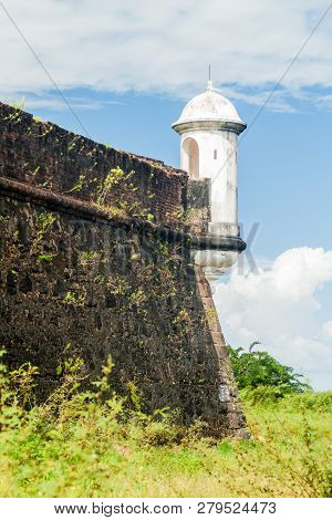 Small Tower At St. Joseph Fortress In Macapa, Brazil