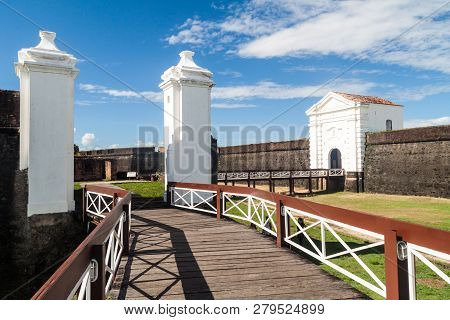 Gate Of St. Joseph Sao Jose Fortress In Macapa, Brazil
