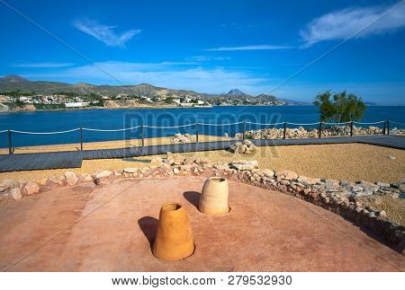 Campello iberian settlement in illeta of Alicante at Spain