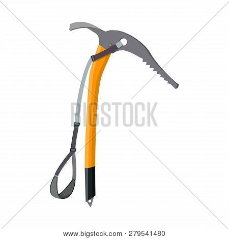 Vector Illustration Of Mountaineering And Peak Icon. Collection Of Mountaineering And Camp Stock Vec