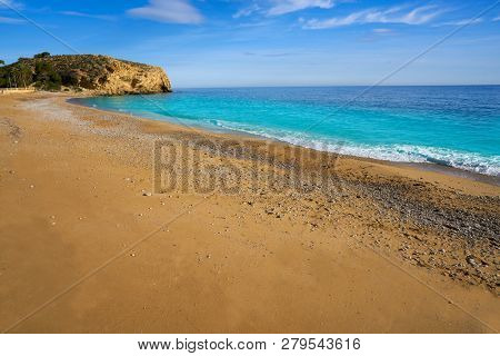 Bol Nou also Bon nou beach in Villajoyosa of Alicante also VilaJoiosa of spain Costa Blanca