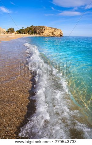 Bol Nou also Bon nou beach in Villajoyosa of Alicante also VilaJoiosa of spain Costa Blanca