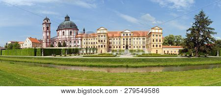 Jaromerice Nad Rokytnou Baroque And Renaissance Castle From 18th Century, South Moravia,  Czech Repu