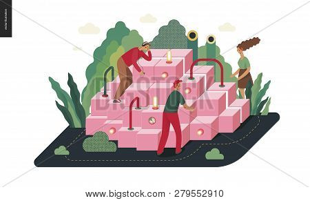 Technology 2-artificial Intelligence -modern Flat Vector Concept Digital Illustration Artificial Int