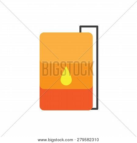 Oil Strorage Tank Icon Vector Design Illustration.