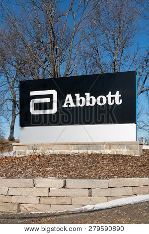 Abbott Laboratories Exterior Sign And Logo