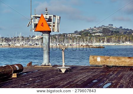 Santa Barbara Stearns Wharf in California, USA