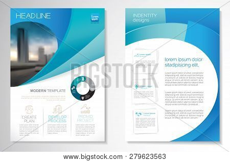 Template Vector Design For Brochure, Annualreport, Magazine, Poster, Corporate Presentation, Portfol
