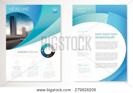 Template Vector Design For Brochure, Annualreport, Magazine, Poster, Corporate Presentation, Portfol