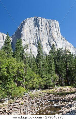 Typical View Of The Yosemite National Park - El Capitan, Tunnel View, Bridalveil Fall, Half Done