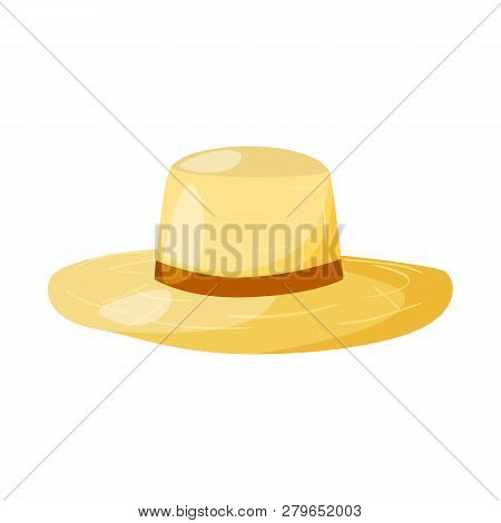 Isolated Object Of Headgear And Napper Icon. Set Of Headgear And Helmet Vector Icon For Stock.