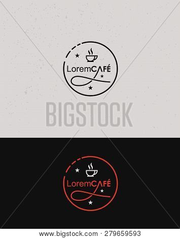 Icon For Coffee And The Coffee Industry / Caf Visual Identity