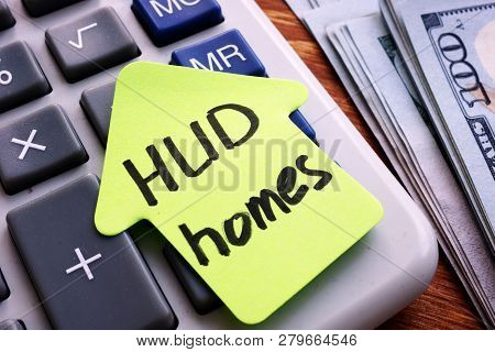 Hud Homes Written On A Piece Of Paper.