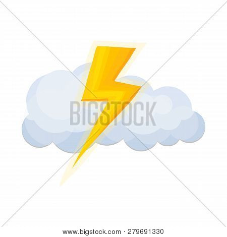 Isolated Object Of Weather And Climate Symbol. Set Of Weather And Cloud Stock Vector Illustration.