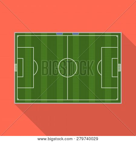 Vector Design Of Soccer And Gear Sign. Collection Of Soccer And Tournament Vector Icon For Stock.