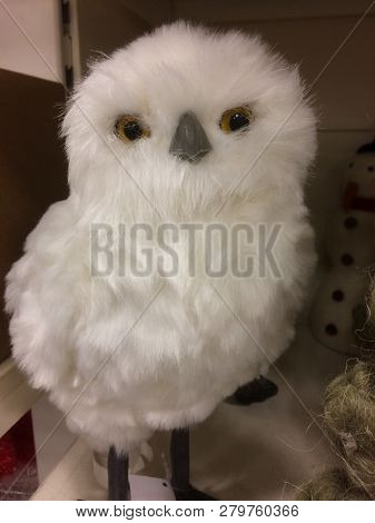 White Owl Like  Soft, Flappy Toy For Children