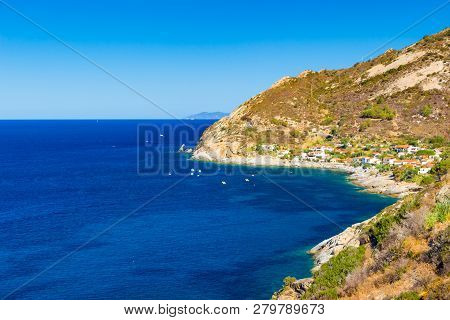 Cristal Sea Water Near Chiessi, Elba Island, Italy