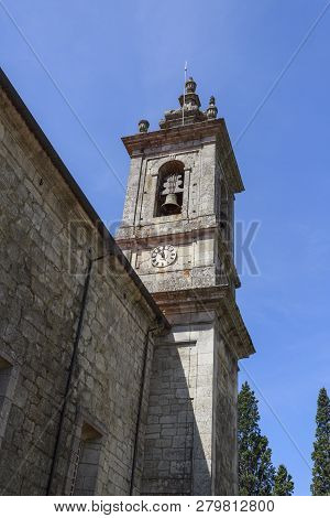 Bell Tower Of St Peter Church With Four Windows In Neoclassical Architectural Style Completed In The
