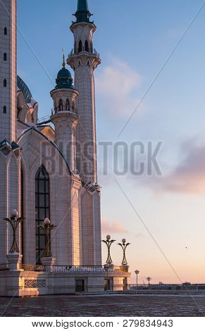 Kul Sharif Mosque In Kazan Kremlin, Tatarstan, Russia