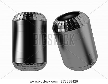 3d Rendering. Trucks Air Spring, New Auto Parts, Spare Parts For Heavy Duty. Spare Parts For Shop, A