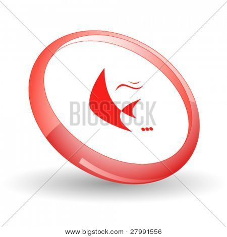 Fish. Vector icon.