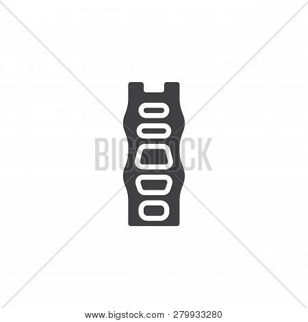 Bacillus Bacterium Vector Icon. Filled Flat Sign For Mobile Concept And Web Design. Bacillus Cereus 