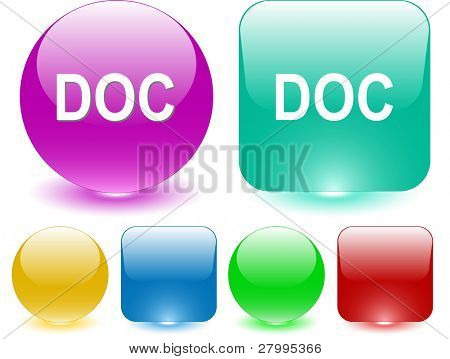 Elemento de interface do doc. Vector.