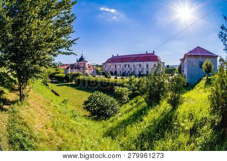 Zolochiv, Ukraine - July, 2017: 17th Century Zolochiv Castle In Summer Light, Lviv Region Ukraine