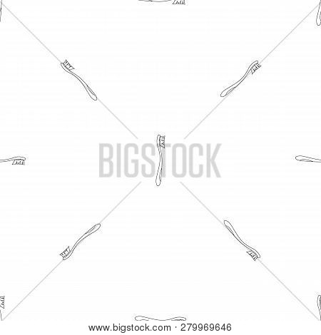 Kid Toothbrush Icon. Outline Illustration Of Kid Toothbrush Icon For Web Design Isolated On White Ba
