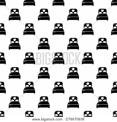 Wedding Couple Bed Pattern Seamless Repeating For Any Web Design
