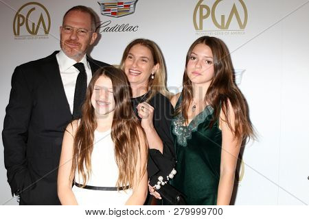 LOS ANGELES - JAN 19:  Toby Emmerich, Family at the 2019 Producers Guild Awards at the Beverly Hilton Hotel on January 19, 2019 in Beverly Hills, CA
