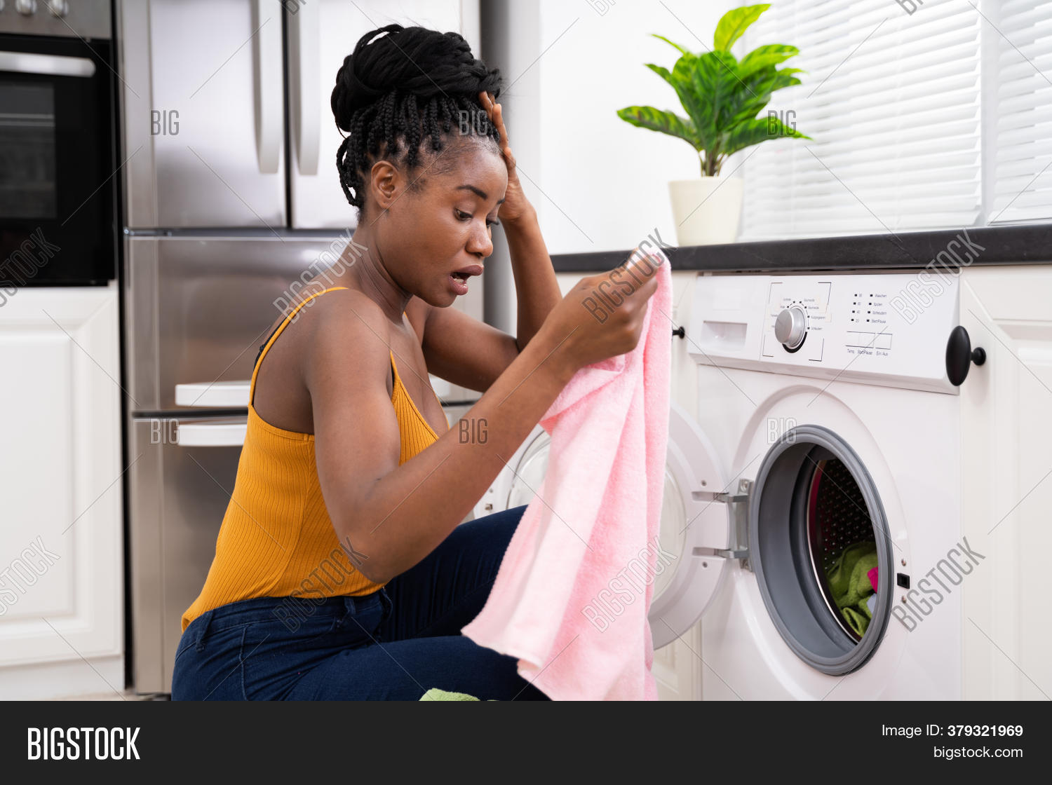 Woman Washing Clothes Image & Photo (Free Trial) Bigstock