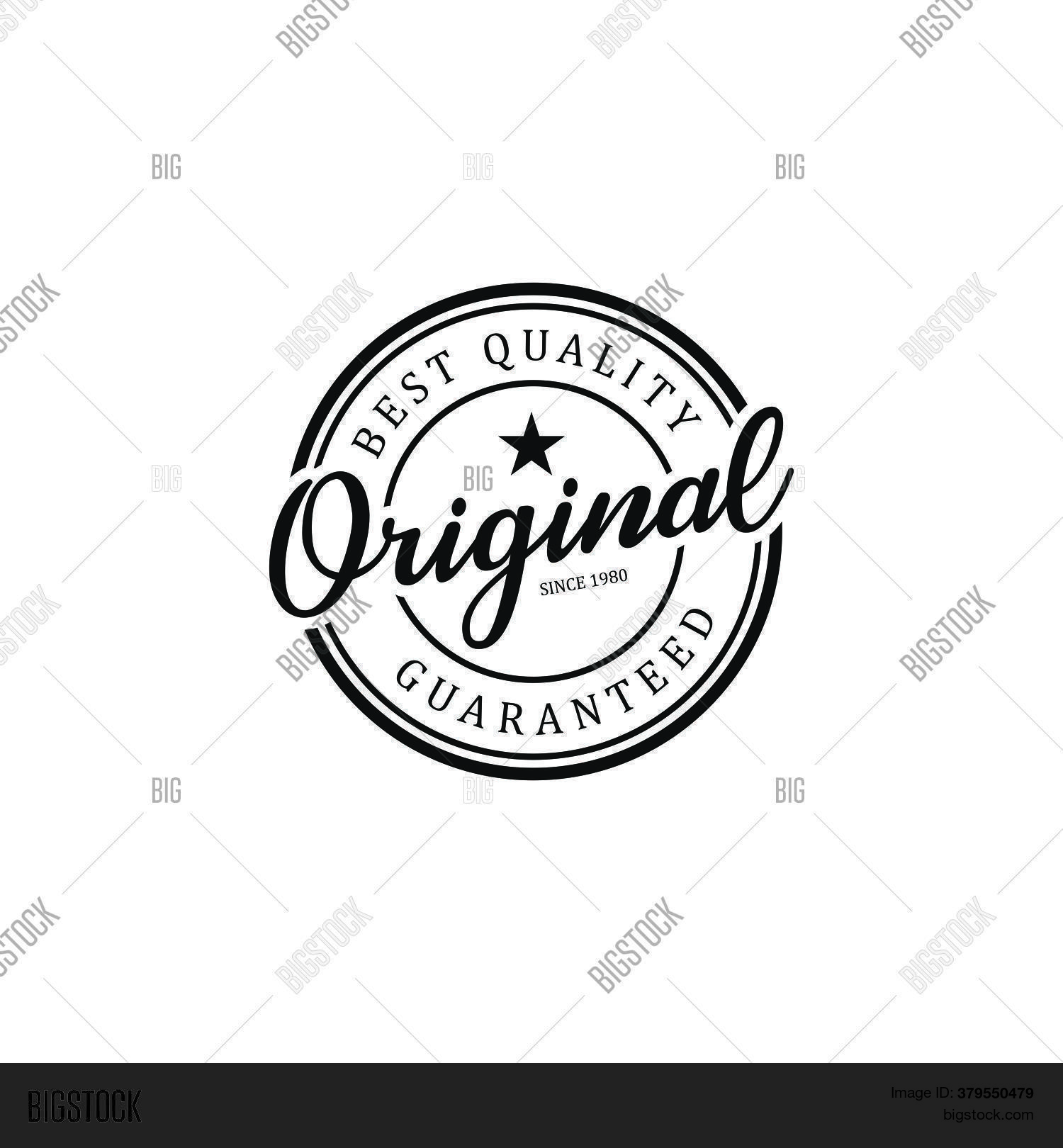 Original Stamp Logo Vector & Photo (Free Trial) | Bigstock