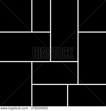 Collage Frames Boards. Vector Frames Templates Collage For Photo Or Illustration.