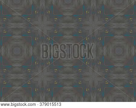 Portuguese Decorative Tiles. Ash Leaves Modern Illustration. Portuguese Decorative Tiles Background.