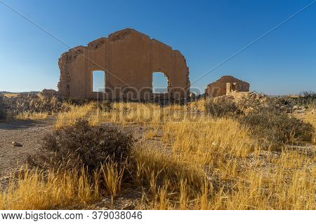 Vacation In Israel For Ruins And History In National Park Of Desert