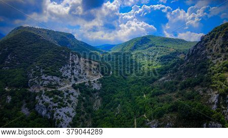 Aerial View Over The French Alps - Awesome Landscape Trvel Photography