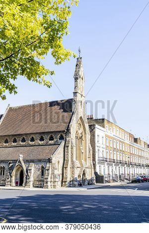 June 2020. London. St Simon Zelotes Church In Knightsbridge, London, England, Uk Europe